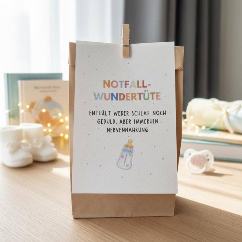Notfall-Wundertüte Für Werdende Eltern - Lustiges Geschenk Schwangerschaft, Babyshower, Kleine Aufmerksamkeit Zur Geburt Notfall-Wundertüte Für Werdende Eltern - Lustiges Geschenk Schwangerschaft, Babyshower, Kleine Aufmerksamkeit Zur Geburt von Etsy - EinzelstueckimGlueck