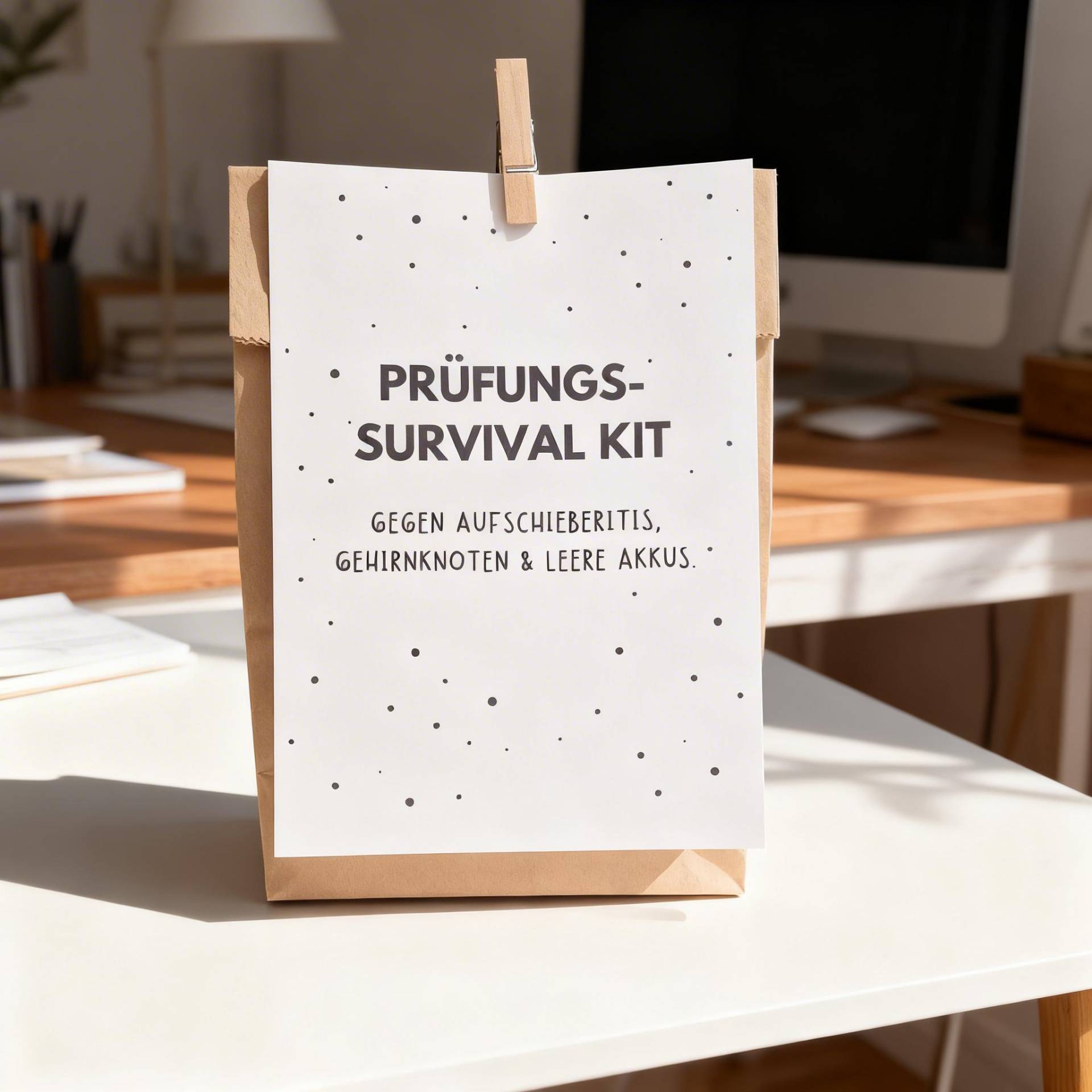 Prüfungs Survival Kit - Lustige Notfalltüte Für Prüfung, Abi, Studium Und Führerschein Geschenk Schüler, Studenten & Azubis Prüfungs Survival Kit - Lustige Notfalltüte Für Prüfung, Abi, Studium Und Führerschein Geschenk Schüler, Studenten & Azubis von Etsy - EinzelstueckimGlueck