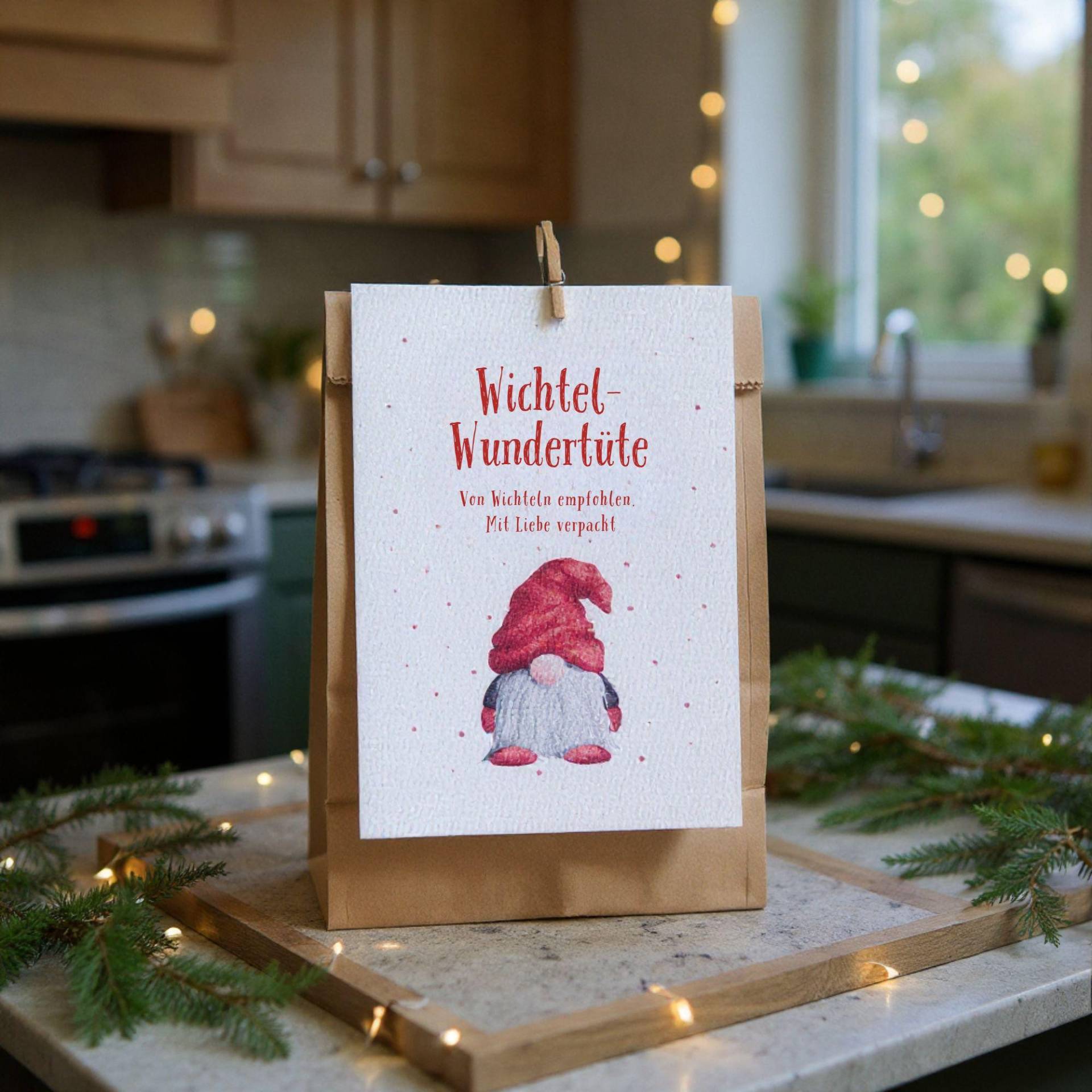Wichtel-Wundertüte - Liebevoll Verpacktes Wichtelgeschenk Zu Weihnachten, Gefüllt Mit Süßen Überraschungen Wichtel-Wundertüte - Liebevoll Verpacktes Wichtelgeschenk Zu Weihnachten, Gefüllt Mit Süßen Überraschungen von Etsy - EinzelstueckimGlueck