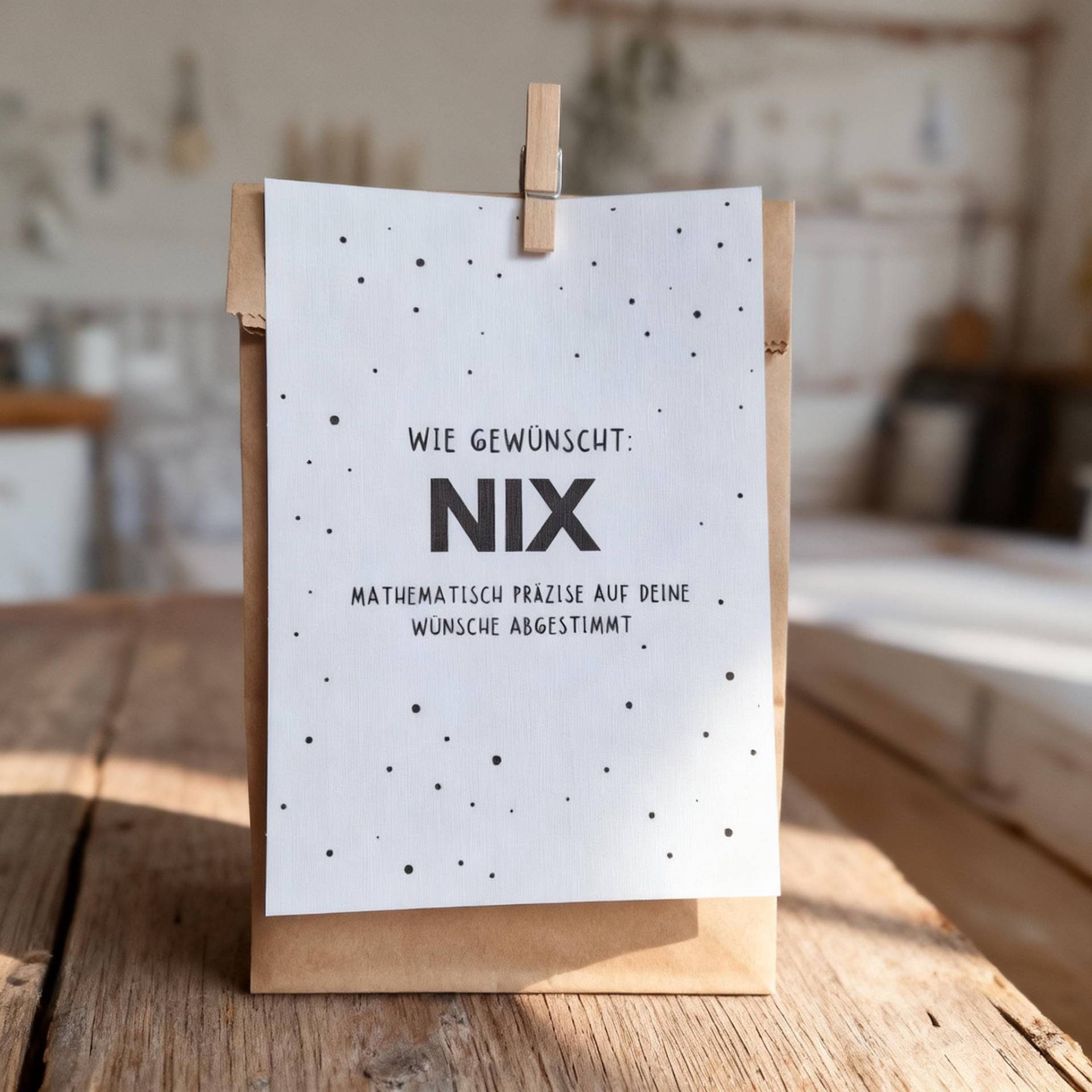 Wundertüte „Wie Gewünscht Nix" - Lustiges Geschenk | Anti-Geschenk Überraschungstüte Mit Humor Für Menschen Allem von Etsy - EinzelstueckimGlueck
