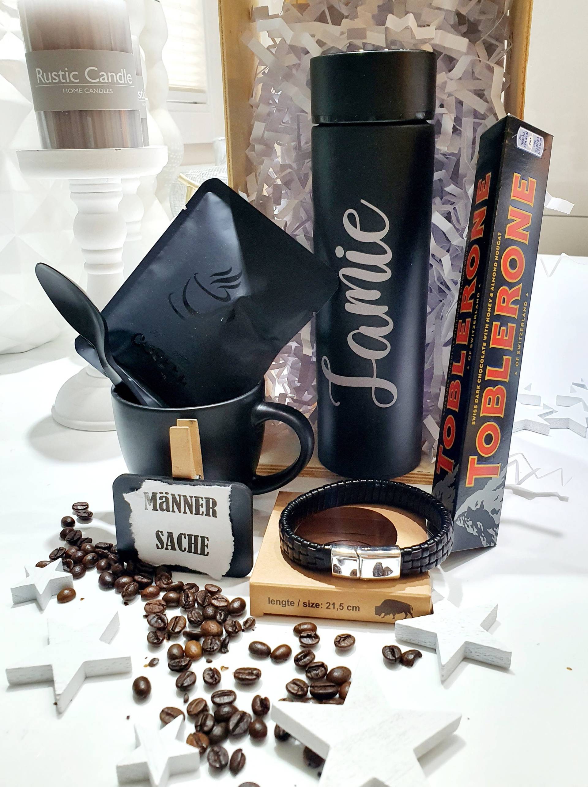 Geschenk Für Männer Männersache, Wellness , Set, Personalisiertthermosflasche Mit Temperaturanzeige, Lederarmband, Schoki, Kaffee, Geburtstag Geschenk Für Männer Männersache, Wellness , Set, Personalisiertthermosflasche Mit Temperaturanzeige, Lederarmband, Schoki, Kaffee, Geburtstag von Etsy - ElaDesignKreationen