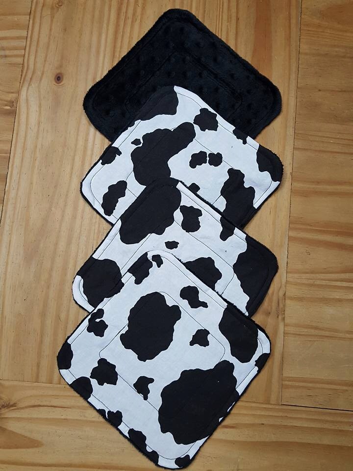 Waschlappen, Baby Geschenk, Kuh Druck, Neugeborene, Kinder, Geschenkidee, Für Babys, Gender Neutral von Etsy - EldoraMayAvenue