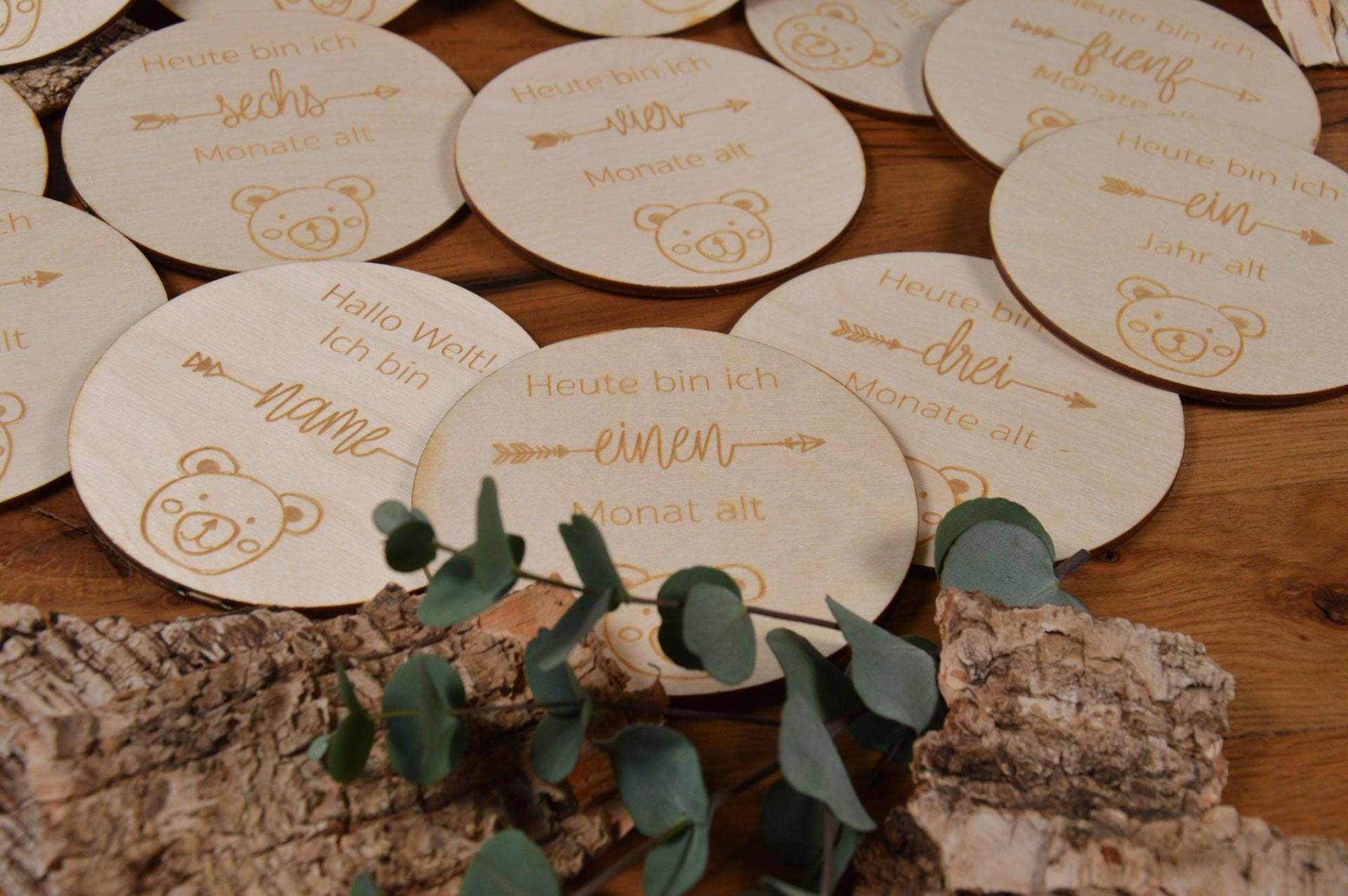 Meilensteinkarten Baby - Bären Design Basis-Set Meilensteinkarten Baby - Bären Design Basis-Set von Etsy - ElefantenHolzDesign