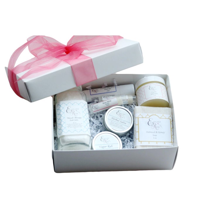 New Mom Geschenkset Natürliche Hautpflege Verwöhnbox von Etsy - ElegantRoseBoutique