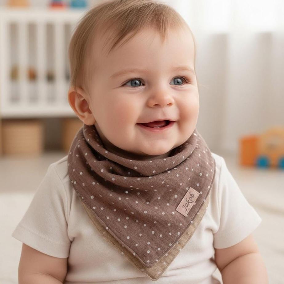 Personalisiertes Musselin Halstuch Mit Namen - Baby Tuch Druckknöpfen Von Geburt Bis 4 Jahre Geschenk Für Babys Personalisiertes Musselin Halstuch Mit Namen - Baby Tuch Druckknöpfen Von Geburt Bis 4 Jahre Geschenk Für Babys von Etsy - ElenasAtelier