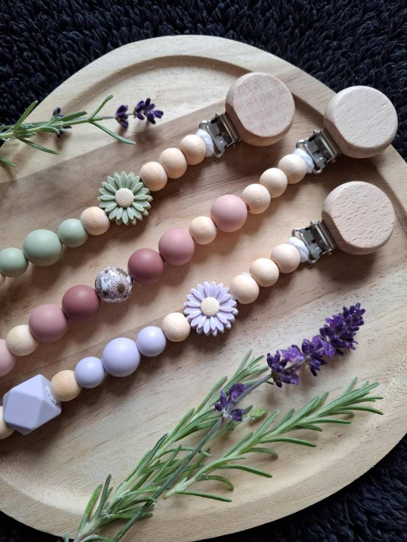 Schnullerkette Perlen von Etsy - EleneaMoments