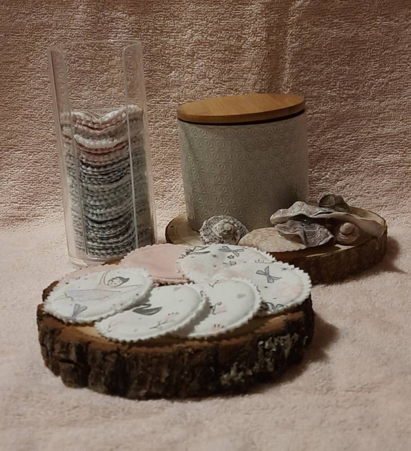 Abschminkpad, Waschpad, Wiederverwendbar, Make-Up Entferner, Umweldfreundlich, Ballerina, Ballettschuhe, Schwan, Schleife, Rosa von Etsy - ElfenstaubLaden