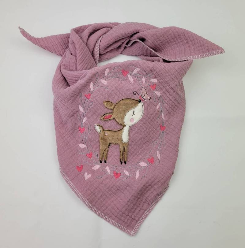 Bio Musselintuch - Rehkitz Mit Schmetterling Bio Musselintuch - Rehkitz Mit Schmetterling von Etsy - EliiSt