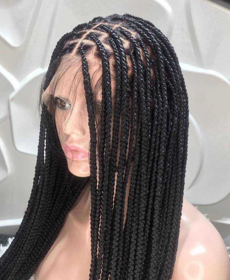 Knotenlose Geflochtene Perücke Volle Spitze Bereit Zu Versenden Perücken Distressed Loks Box Zöpfe Leidenschaft Twist Soft Locs Faux Für Schwarz Knotenlose Geflochtene Perücke Volle Spitze Bereit Zu Versenden Perücken Distressed Loks Box Zöpfe Leidenschaft Twist Soft Locs Faux Für Schwarz von Etsy - Ellasbraidedwigs