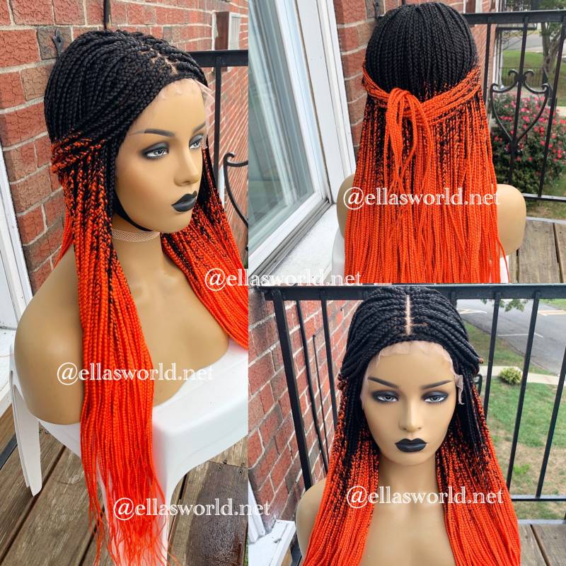 Ombré Box Zöpfe Perücke Ombré Box Zöpfe Perücke von Etsy - Ellasbraidedwigs