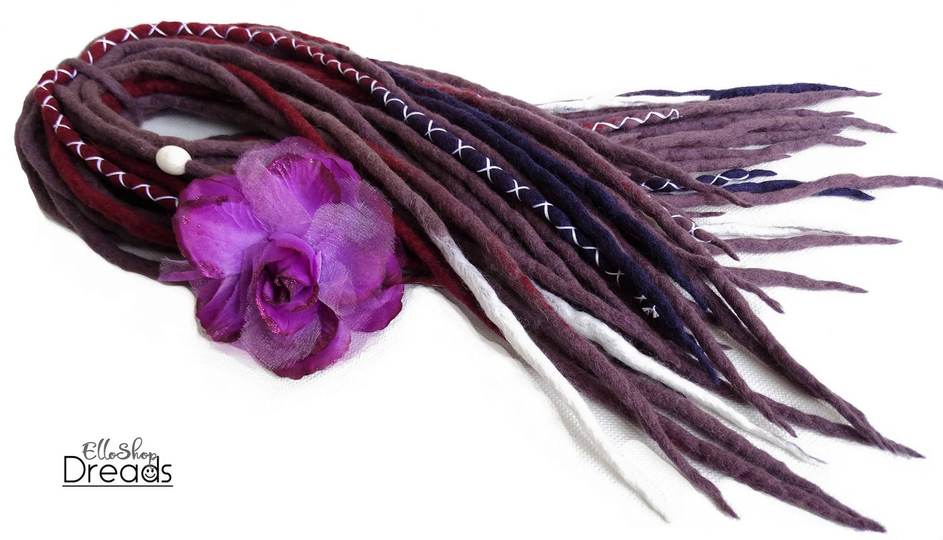 Wolle Dreadlocks Dreads " Wald Früchte De Angst Voller Satz Doppel Beendet von Etsy - ElloshopDreads