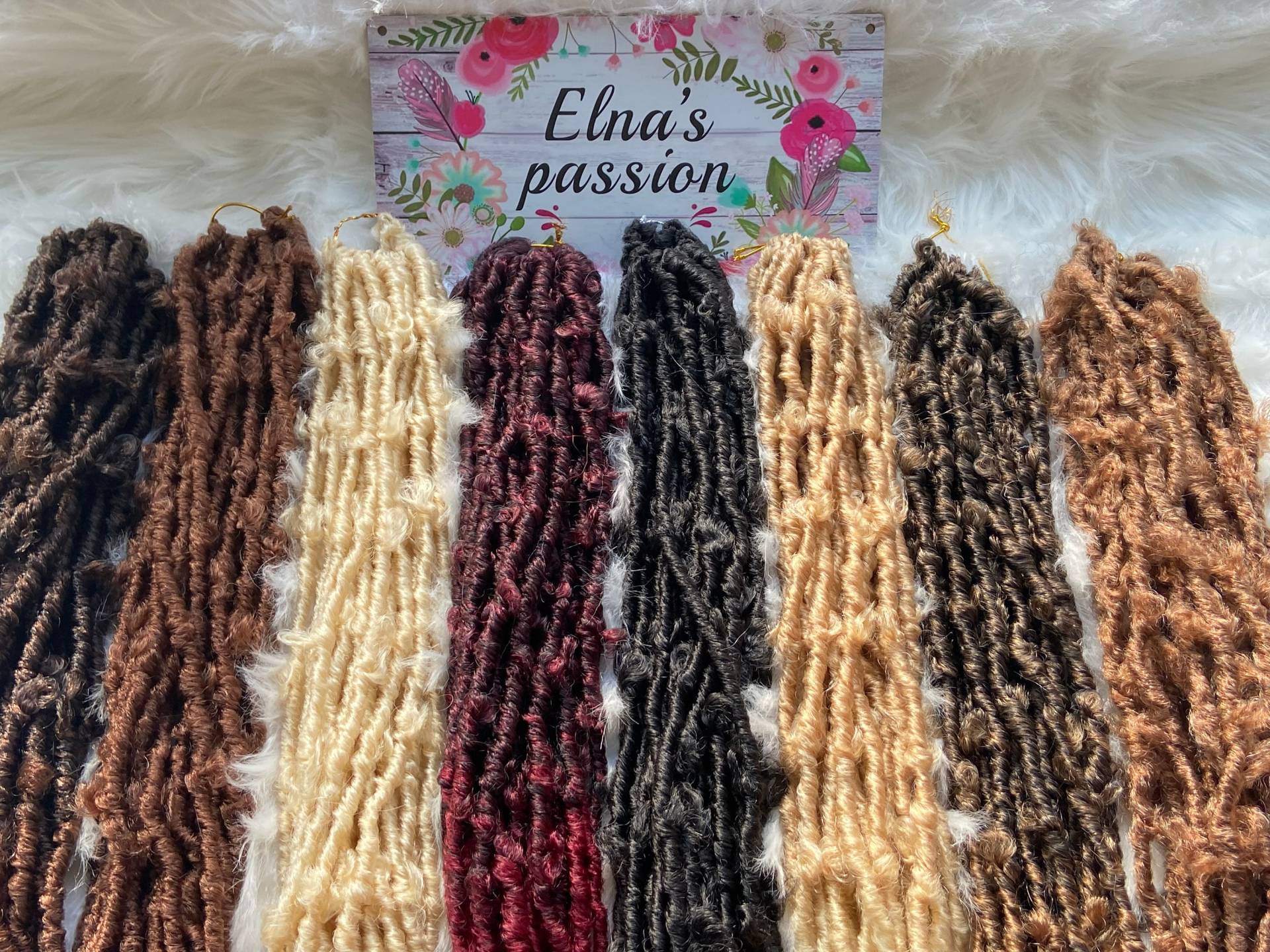 18 "Butterfly Locks Häkelhaar, Weiche Vorgeschlungene Faux von Etsy - Elnaspassion