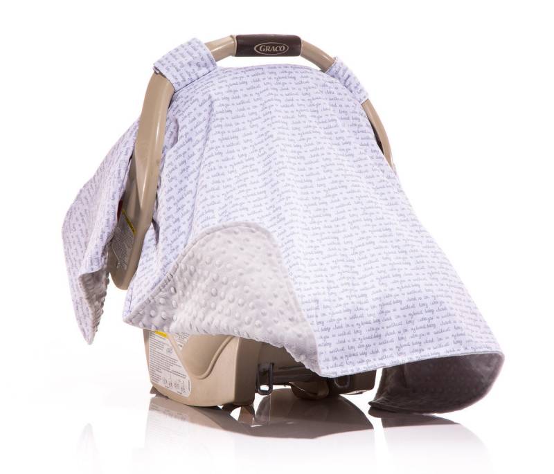 Gender Neutral Moderne Baby Autositz Bezug, Liebesbriefe, Shower Geschenk, Weiß Und Grau, Liebesbrief von Etsy - ElonkaNichole