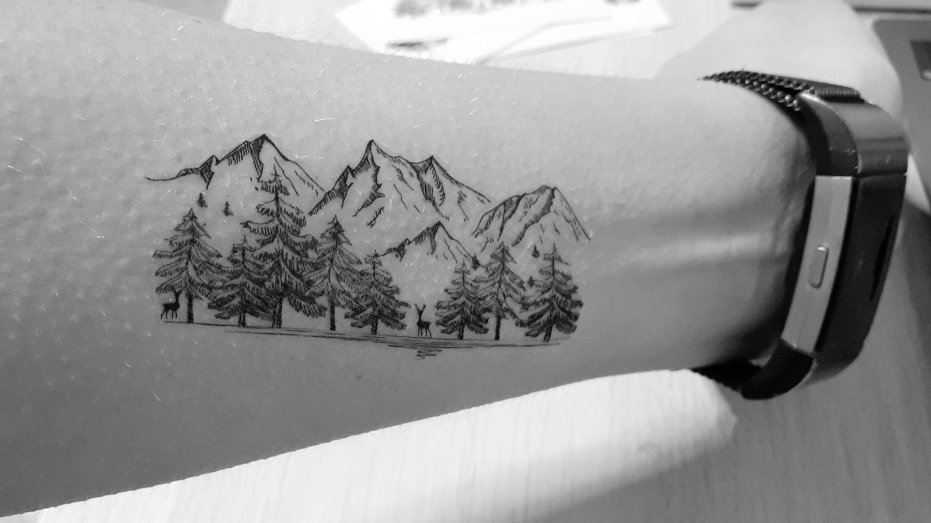 3 Bergtattoos/Gebirge Naturtattoo Temporäres Tattoo Hirschtattoo Tannenbaumtattoo Kiefer Schwarz 3 Bergtattoos/Gebirge Naturtattoo Temporäres Tattoo Hirschtattoo Tannenbaumtattoo Kiefer Schwarz von Etsy - ElyZeSHOP
