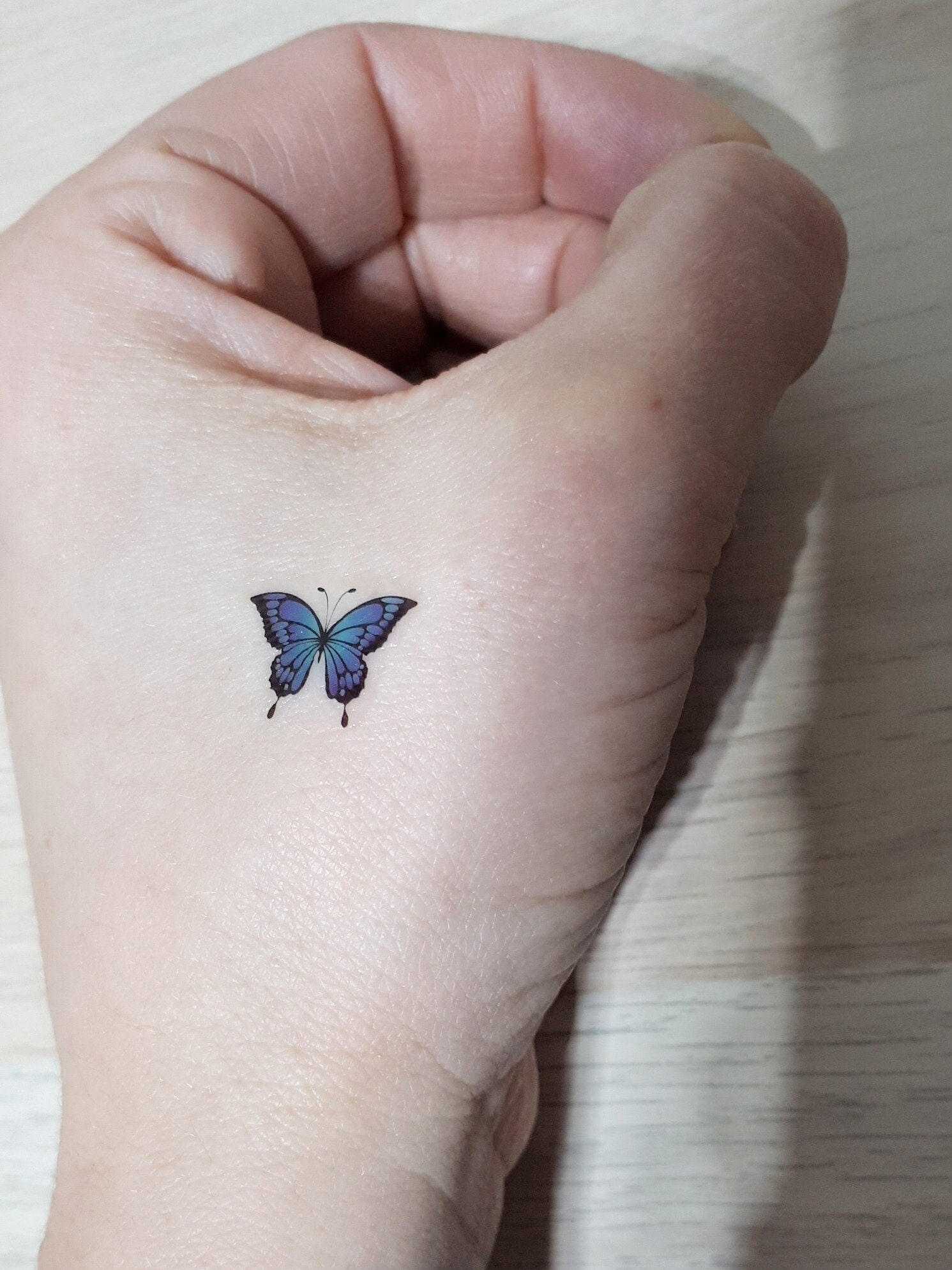 9 Blaue Schmetterlinge/Temporäre Tattoos Tattoo Fake Farbtattoo 9 Blaue Schmetterlinge/Temporäre Tattoos Tattoo Fake Farbtattoo von Etsy - ElyZeSHOP