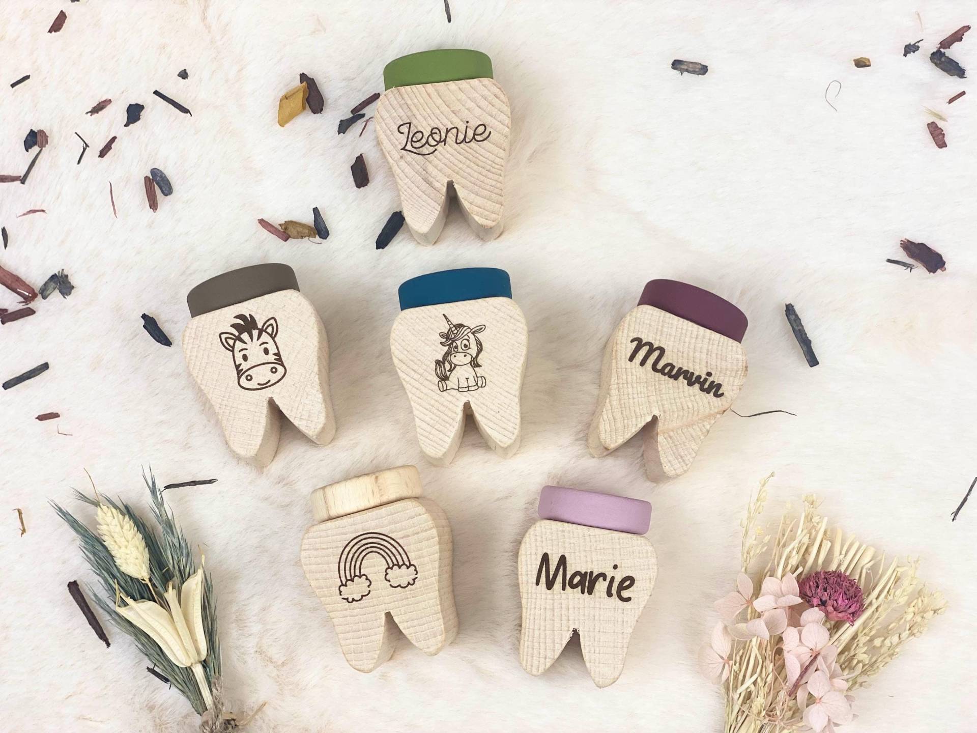 Milchzahndose Personalisiert Mit Namen, Geschenk Geburt Taufe Baby, Holzdose Jungen Mädchen, Zahnbox Kind von Etsy - EmMaAtelierDE