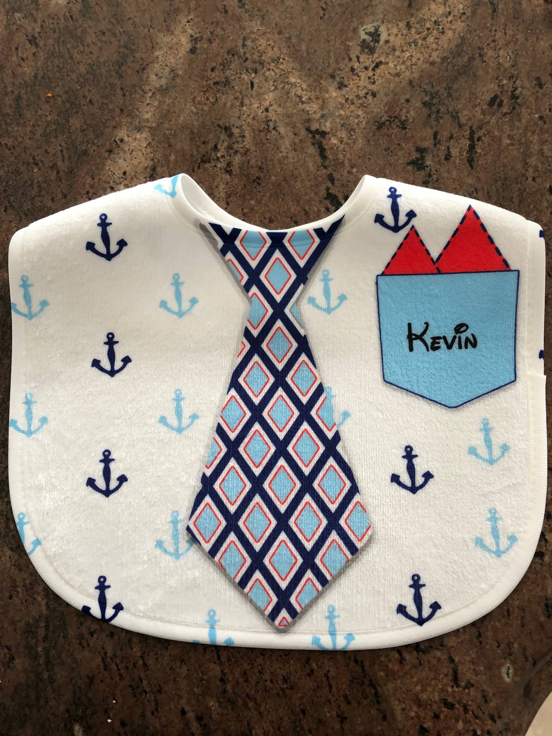 Personalisiertes Hemd Und Krawatte Lätzchen von Etsy - EmbroiderybyJoAnn