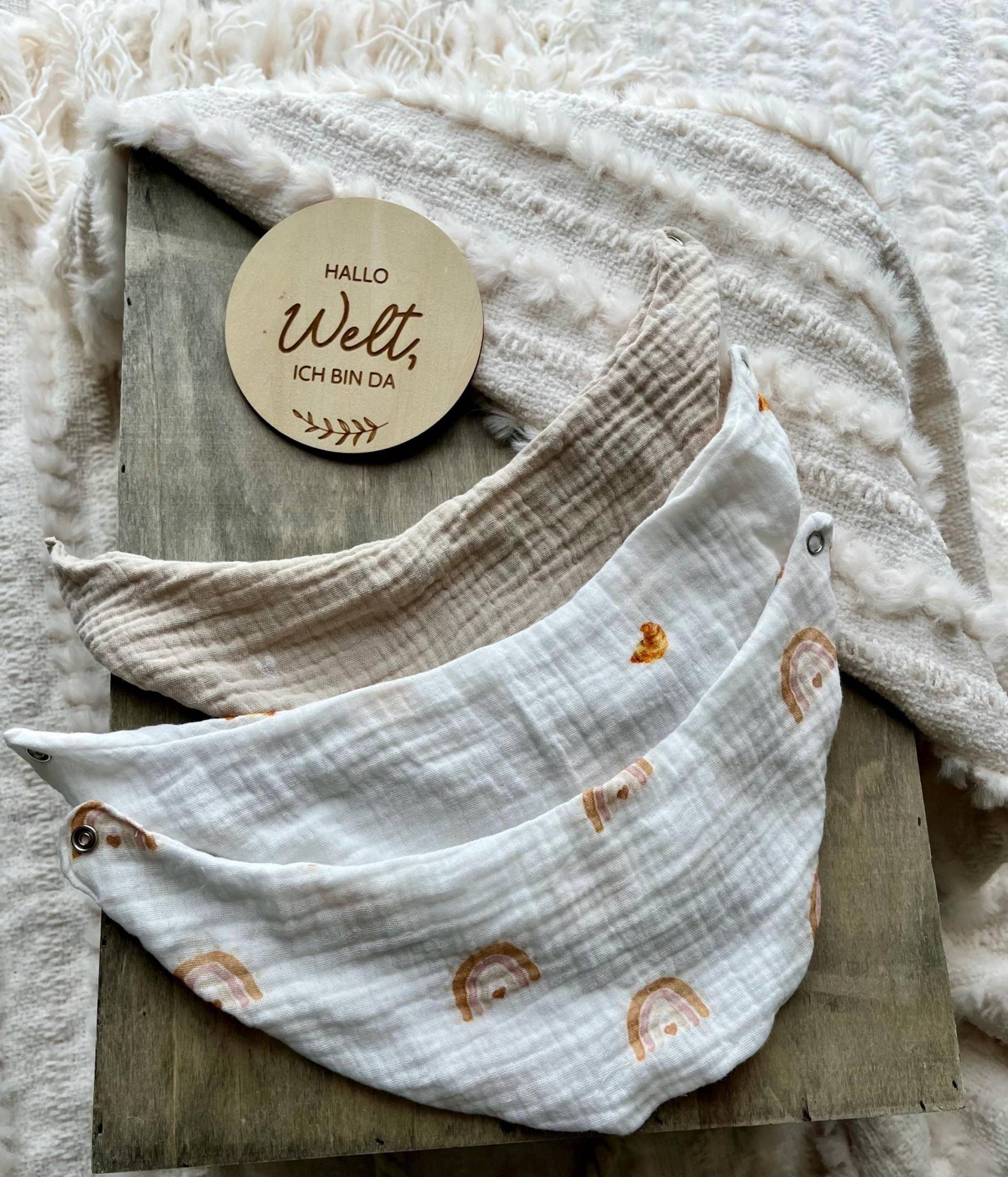 Dreieckstücher/ Lätzchen Musselin von Etsy - EmiLioHandgemachtes