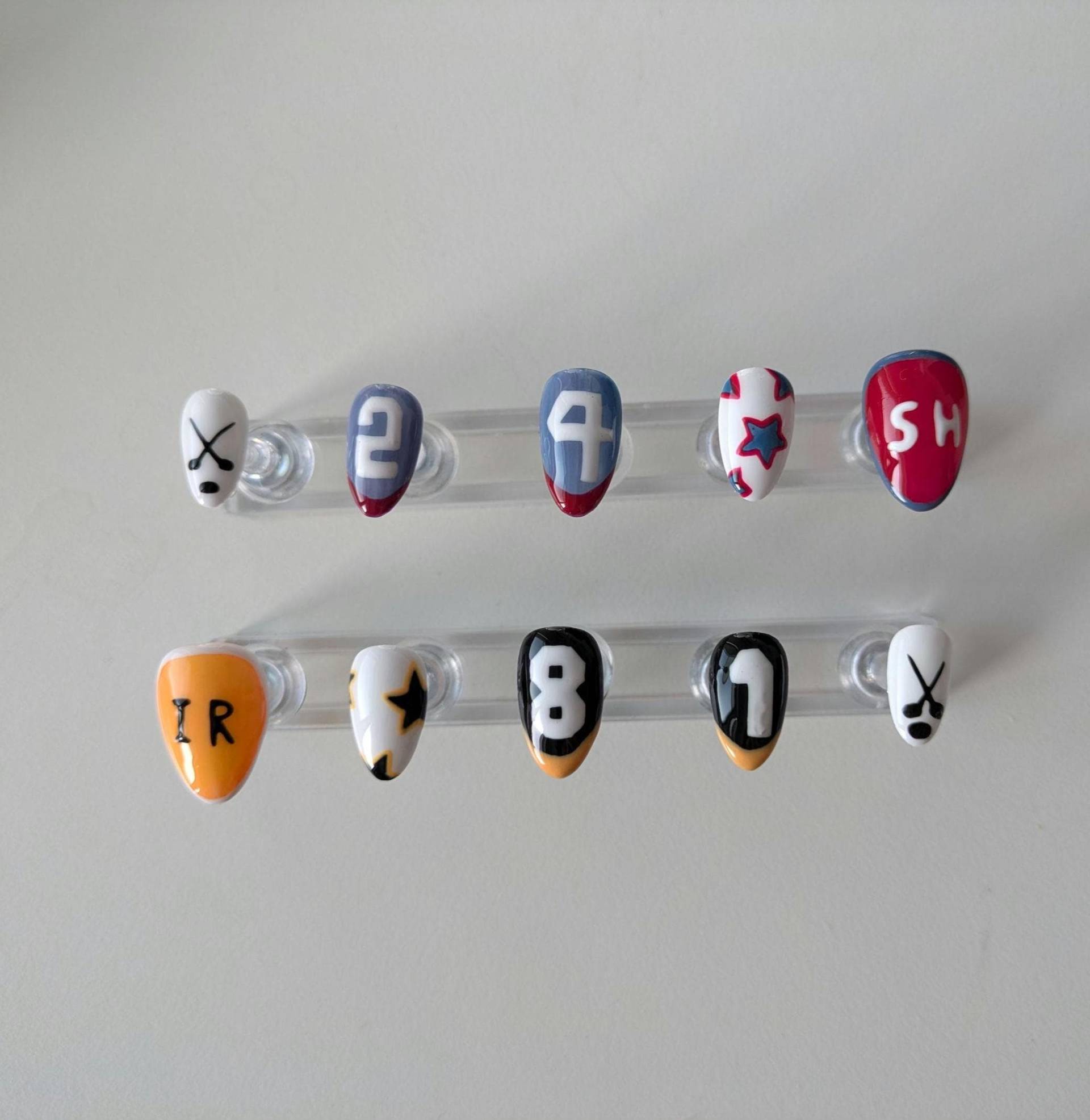 Heated Rivalry Press On Nails | Reusable Handmade Heated Rivalry Press On Nails | Reusable Handmade von Etsy - EmmsAtelier