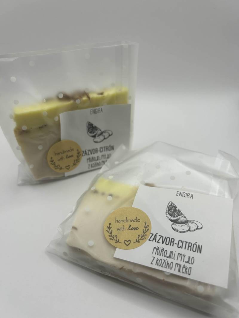Ingwer-Zitrone Ziegenmilchseife | Handgemachte Miniseife Feuchtigkeitsspendendes Gesicht & Körper Geschenk, Hochzeit, Gastgeschenk, Empfindliche Haut von Etsy - Engira