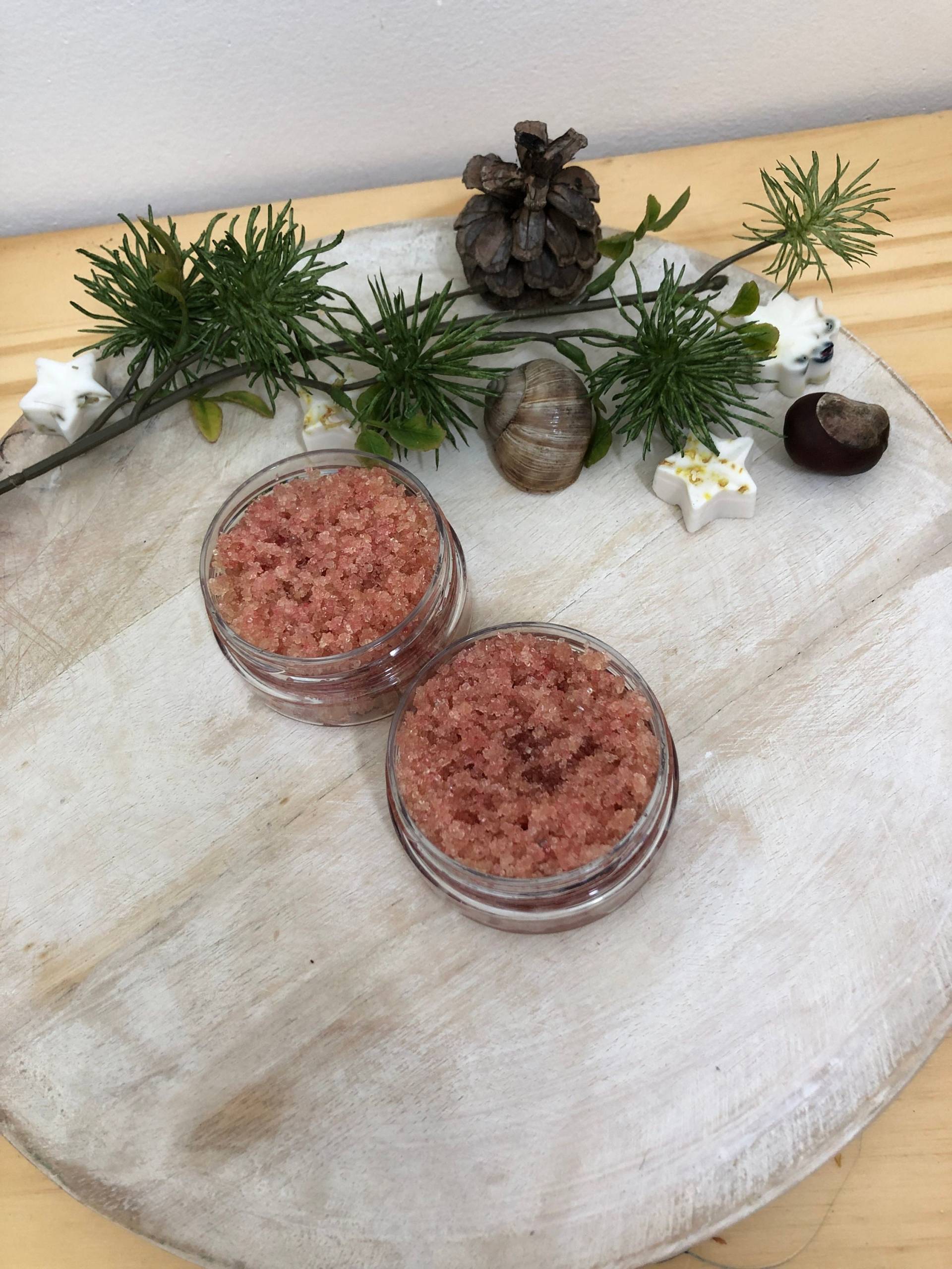 Lippen-/Gesichtspeeling | Valentinstag Erdbeere Natürlich, Essbar, Feuchtigkeitsspender, Peeling 100% Bio-| Geschenk Pflege Handgemachte von Etsy - Engira