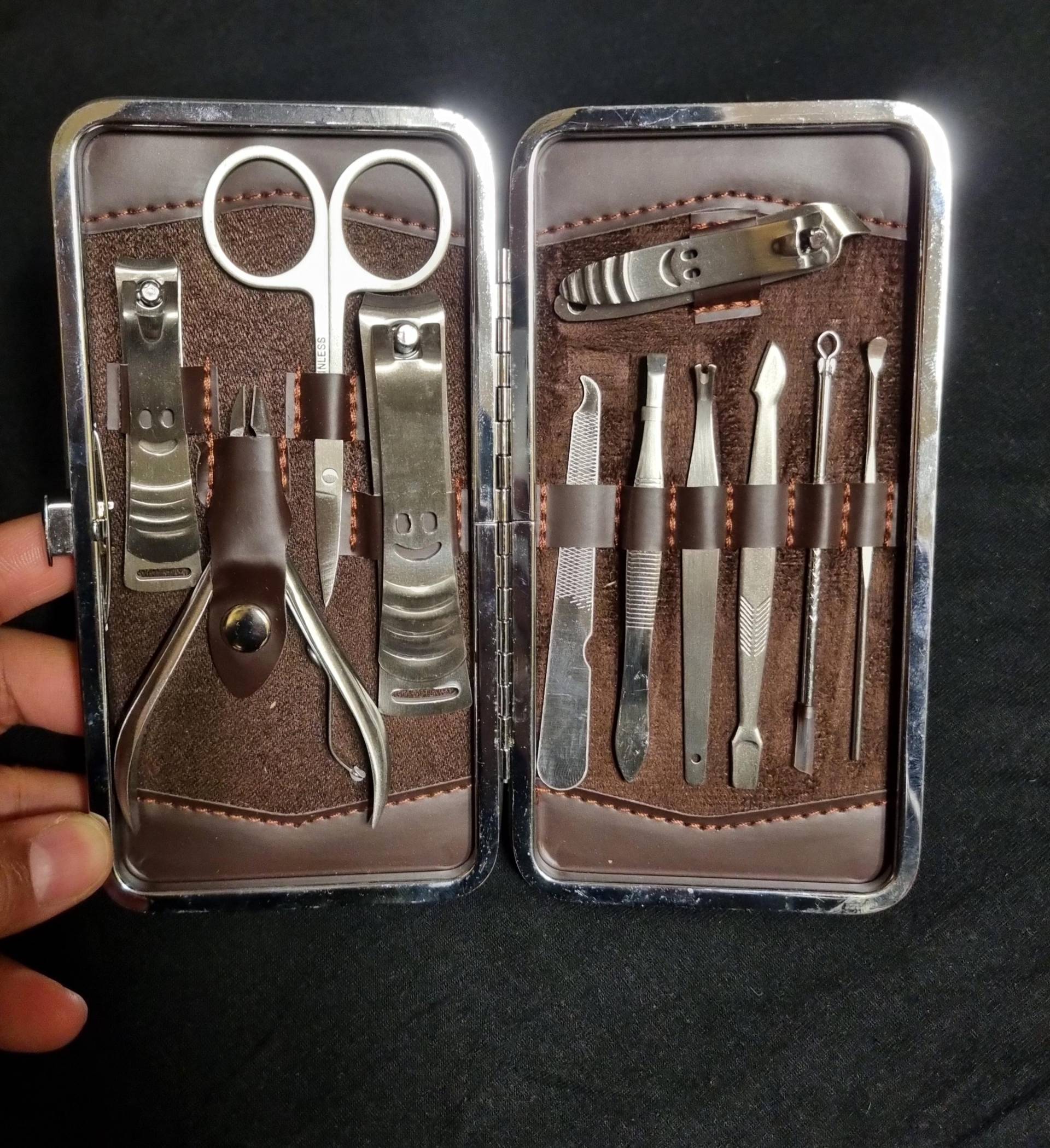 Maniküre Set, Reise Kit, Nagel Nagelknipser, Schere, Etui, Pediküre Geschenk Für Sie, 11 Pic von Etsy - EntitystoreCrafts