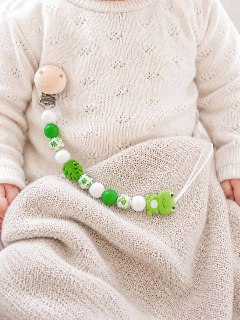 Personalisierte Schnullerkette Frosch | Baby Geschenk Zur Geburt Schnullerclip Aus Silikon Handmade Babyaccessoire Personalisierte Schnullerkette Frosch | Baby Geschenk Zur Geburt Schnullerclip Aus Silikon Handmade Babyaccessoire von Etsy - ErfolgMitStyle