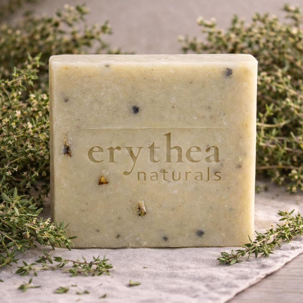 Mediterranean Thyme Soap With Olive Oil - Herbal Bath 100 Gr Mediterranean Thyme Soap With Olive Oil - Herbal Bath 100 Gr von Etsy - ErytheaNaturals