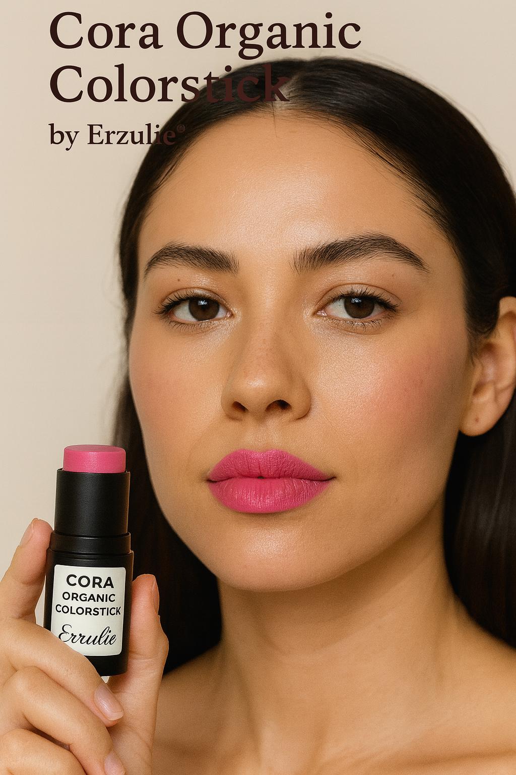 Cora Organic Lippenstift Und Rouge Colorstick ™ | Helles Rosegold-Rosa Natürlicher Mineral Make-Up Grausamkeitsfreie Kosmetik Ungiftig von Etsy - ErzulieCosmetics