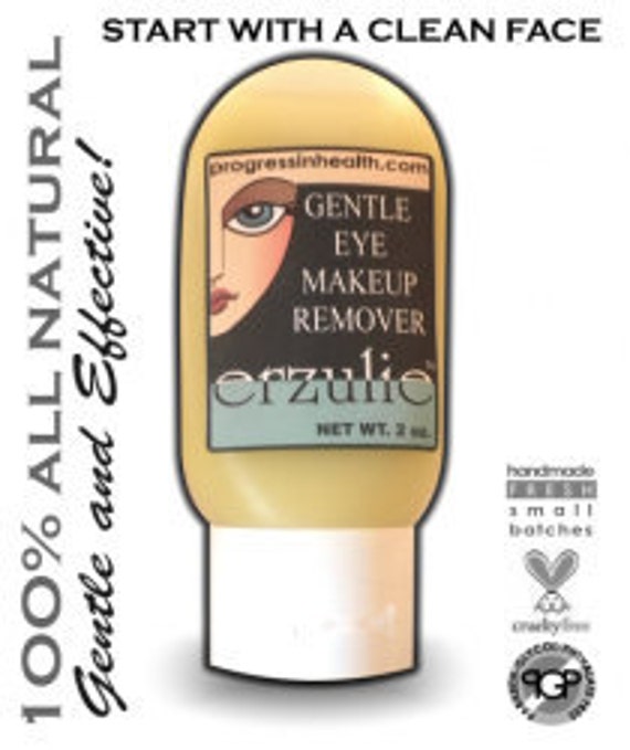 Organic Augen Make-Up Entferner Gel Unscented Vegan Formel Entfernt Wasserfestes Mit Leichtigkeit | Schonende von Etsy - ErzulieCosmetics