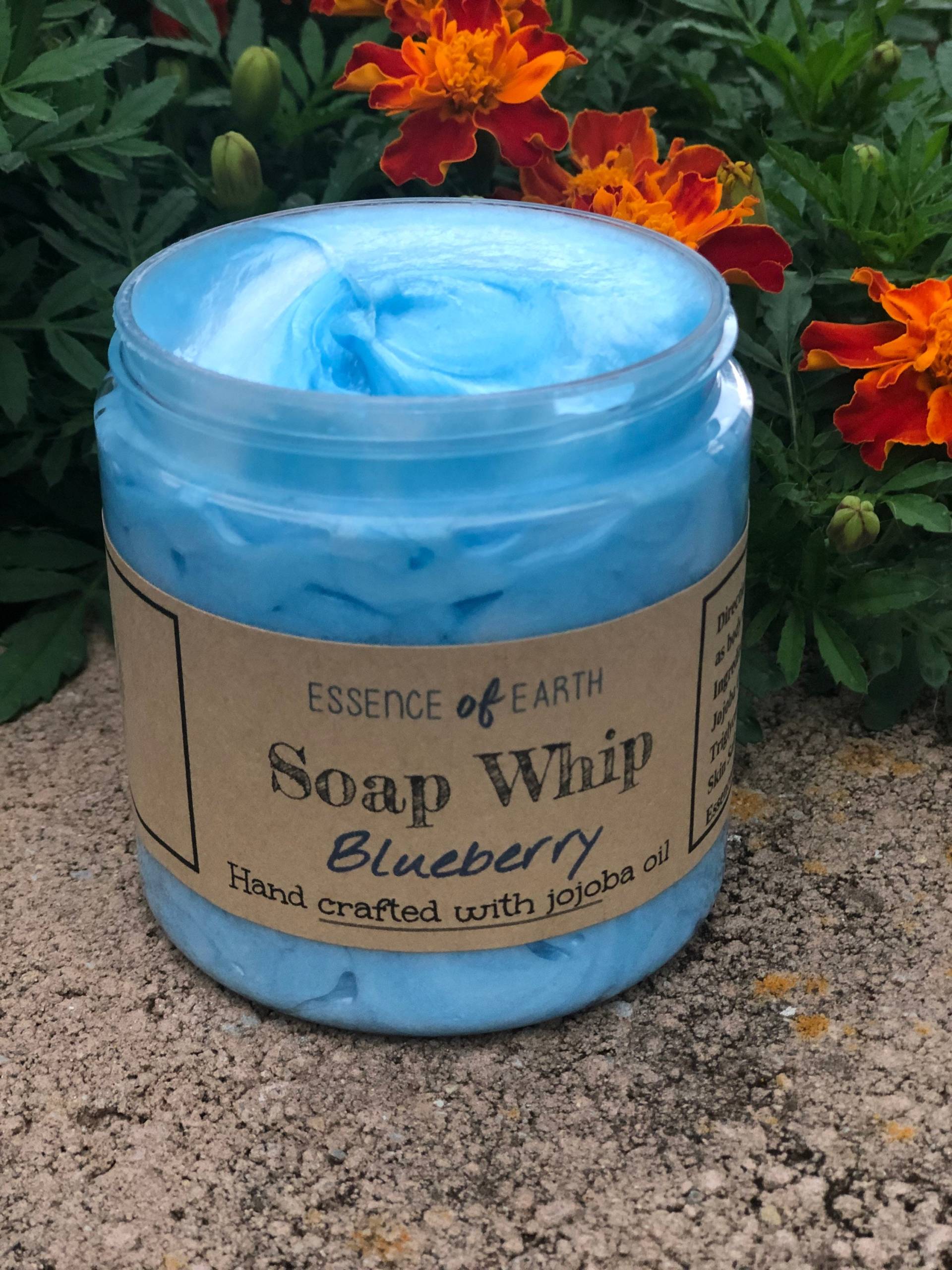 Blaubeer Seife Peitsche | Rasierschaum Körperwäsche von Etsy - EssenceofEarth