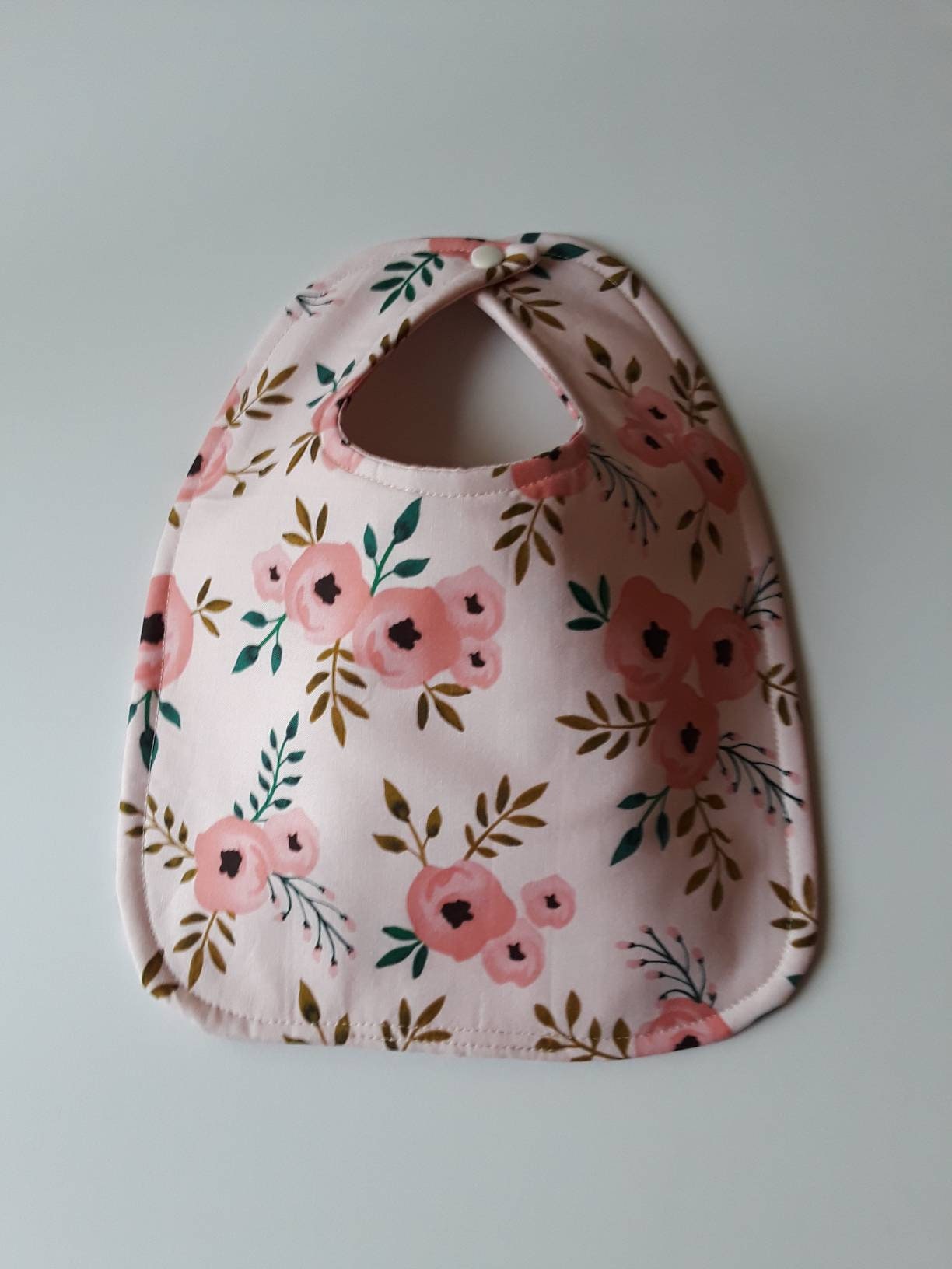 Baby Lätzchen, Pfirsich Rosa Handgemachtes Sabber von Etsy - Essiedesigns