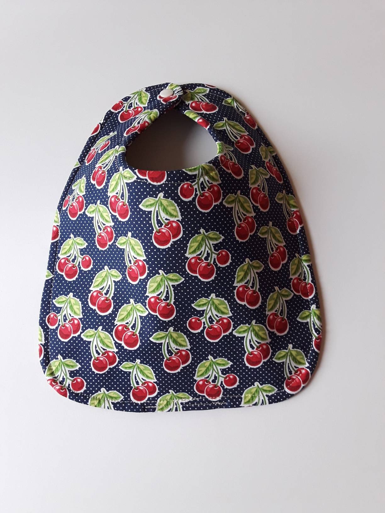 Baby Lätzchen, Red Cherry Handgemachte Sabber Baby Lätzchen, Red Cherry Handgemachte Sabber von Etsy - Essiedesigns