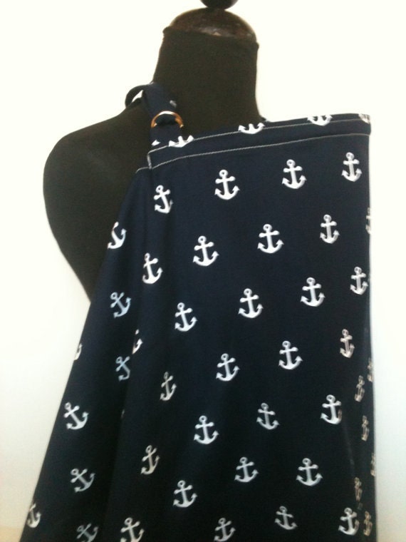 Stillhülle, Stillen Füttern Cover Up, Still Navy Anker von Etsy - Essiedesigns