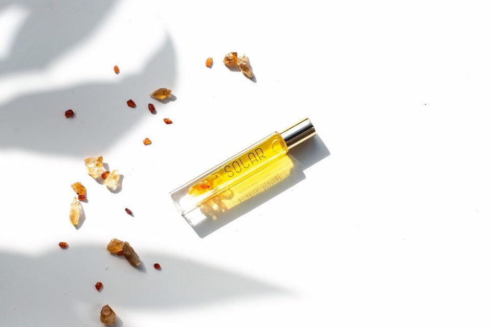 Natürliches Bio Parfüm | Solar Zitrus - Citrin & Karneol Infundiert von Etsy - EstellesHaven