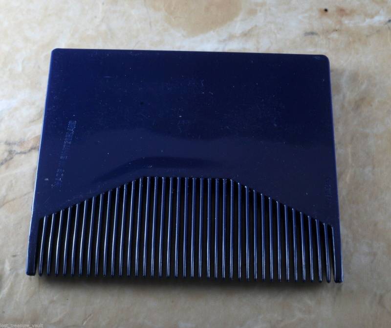 Vintage Haarkamm Signiert Made in Derschweiz W. Deutschland Blau Zubehör von Etsy - EternalBohemian