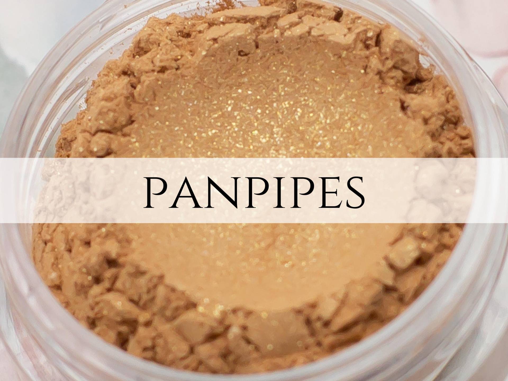 Eyeshadow Sample Panflöte in Schimmerndem Warmen Gold.vegan Mineral Makeup von Etsy - Etherealle