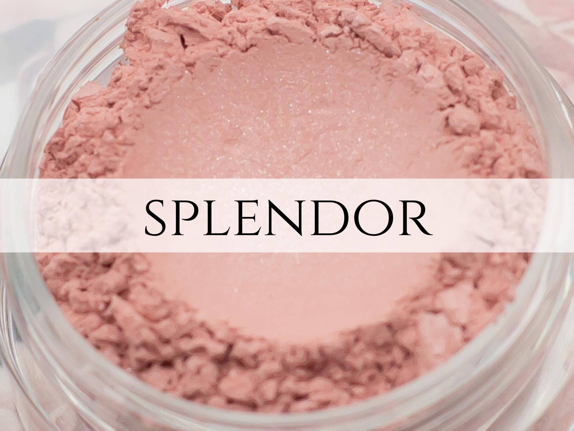 Lidschatten Probe Splendor Schimmerndes Licht Candy Pink Ganz Natürlich Vegan Mineral Make-Up von Etsy - Etherealle