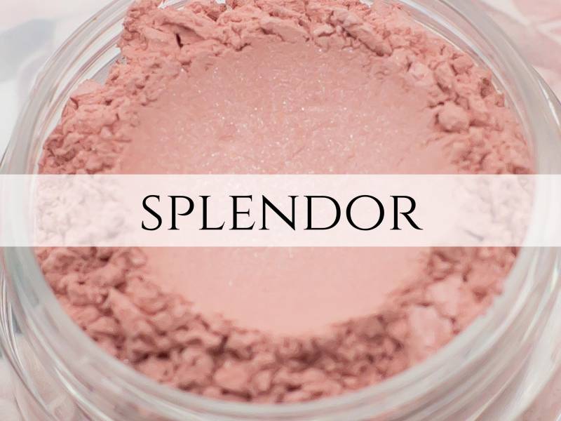 Lidschatten Probe Splendor Schimmerndes Licht Candy Pink Ganz Natürlich Vegan Mineral Make-Up von Etsy - Etherealle