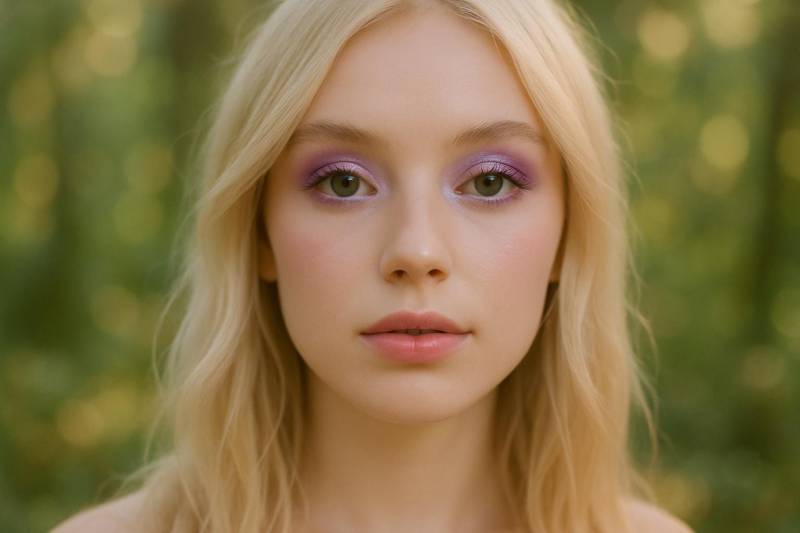 "Lila Lidschatten Mit Schimmer - "Highborn" Vegan Natural Eyeshadow." von Etsy - Etherealle