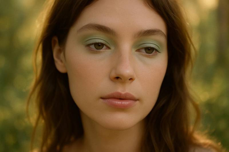 "Matter Mintgrüner Lidschatten - "Fresh Mint" Natürliches Vegan Mineral Make-Up." von Etsy - Etherealle