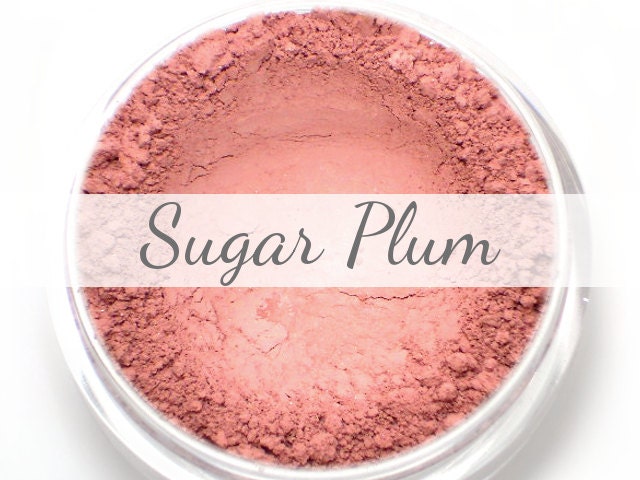 Mineral Erröten Probe - "Sugar Plum" | Natürliche Helle Pflaume Rosa Vegan von Etsy - Etherealle