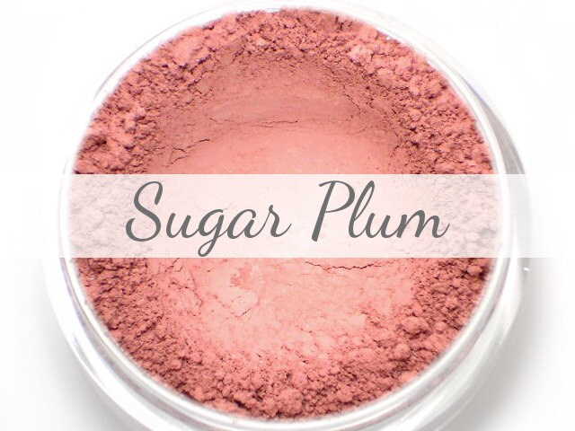 Mineral Erröten Probe - "Sugar Plum" | Natürliche Helle Pflaume Rosa Vegan von Etsy - Etherealle