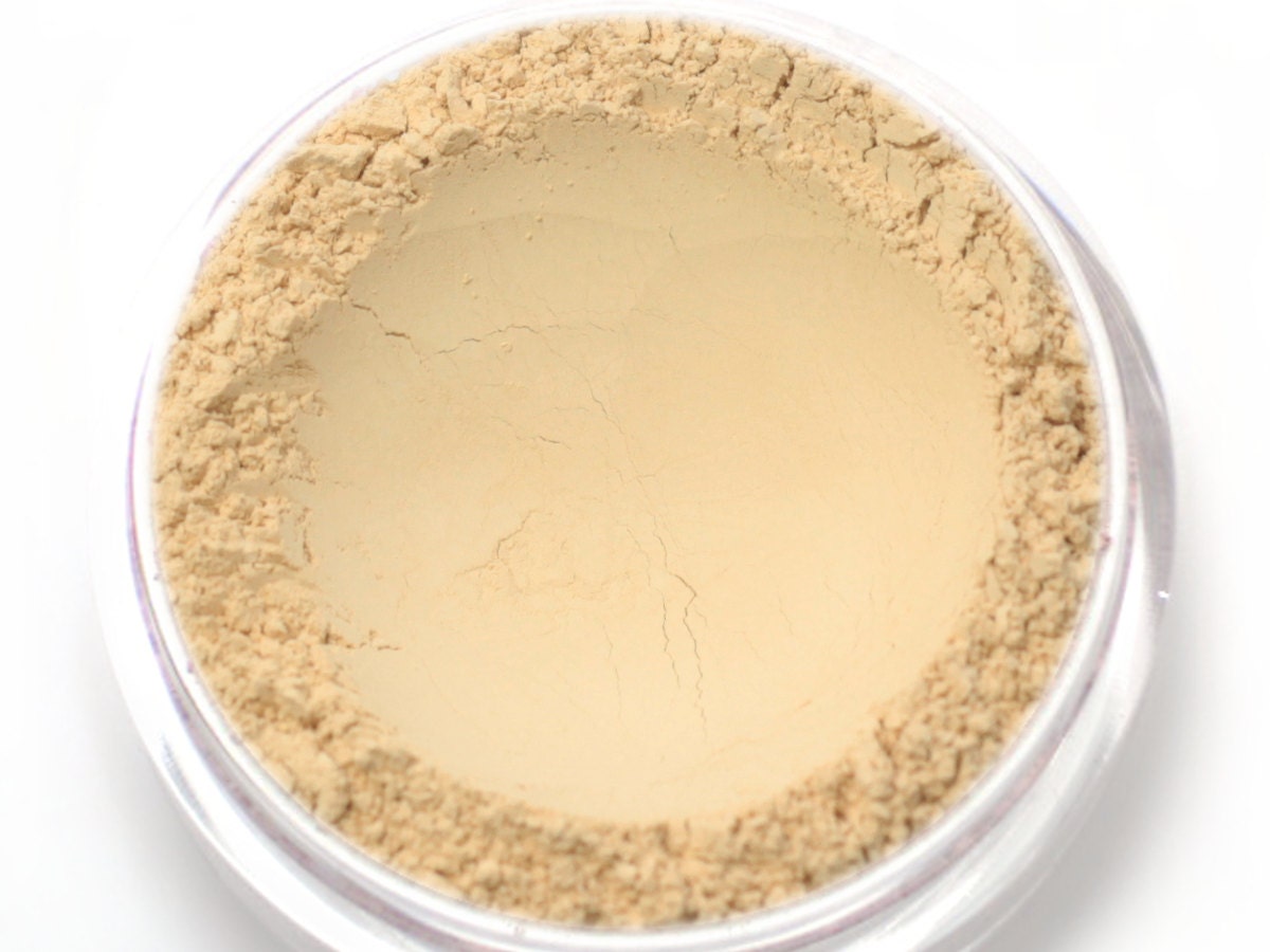 Mineral Puder Foundation Hellgelber Unterton, Vegan Volle Abdeckung von Etsy - Etherealle