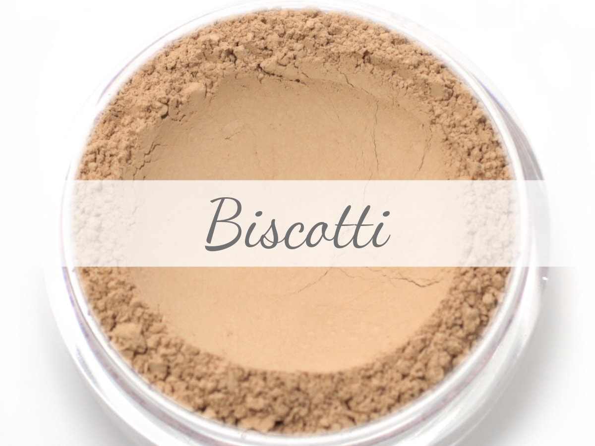 Mineralpuderstiftung Probe Biscotti - Heller, Mittelrosa Unterton, Vegan von Etsy - Etherealle