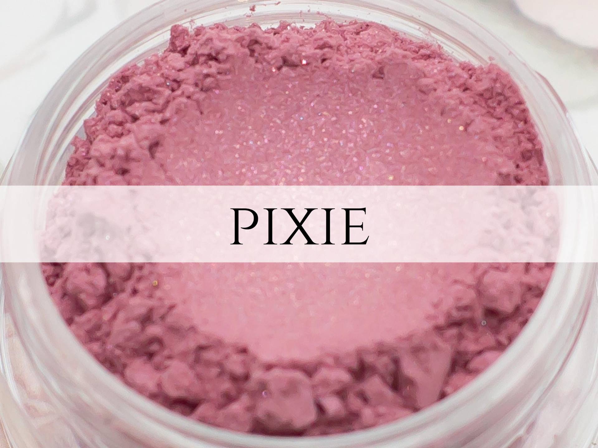 Probe-Lidschatten Pixie Rose Mit Pink Und Türkis Shimmer Vegan Mineral Make-Up von Etsy - Etherealle