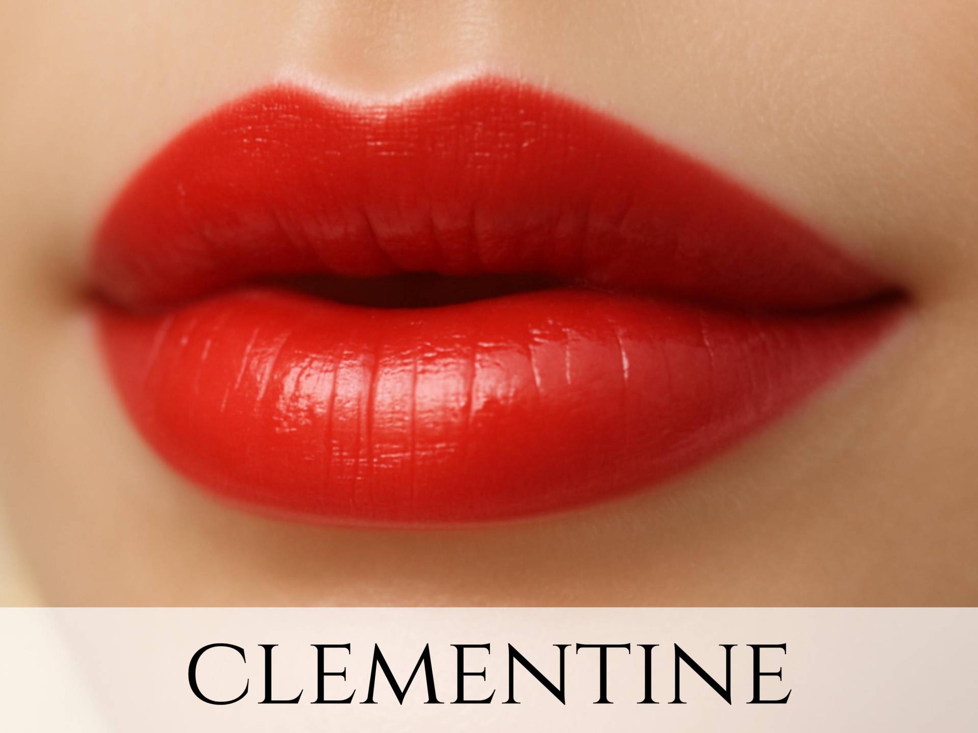 "Rot Orange Lippenstift Probe - "Clementine" Helle Natürliche Lippenfarbe." von Etsy - Etherealle