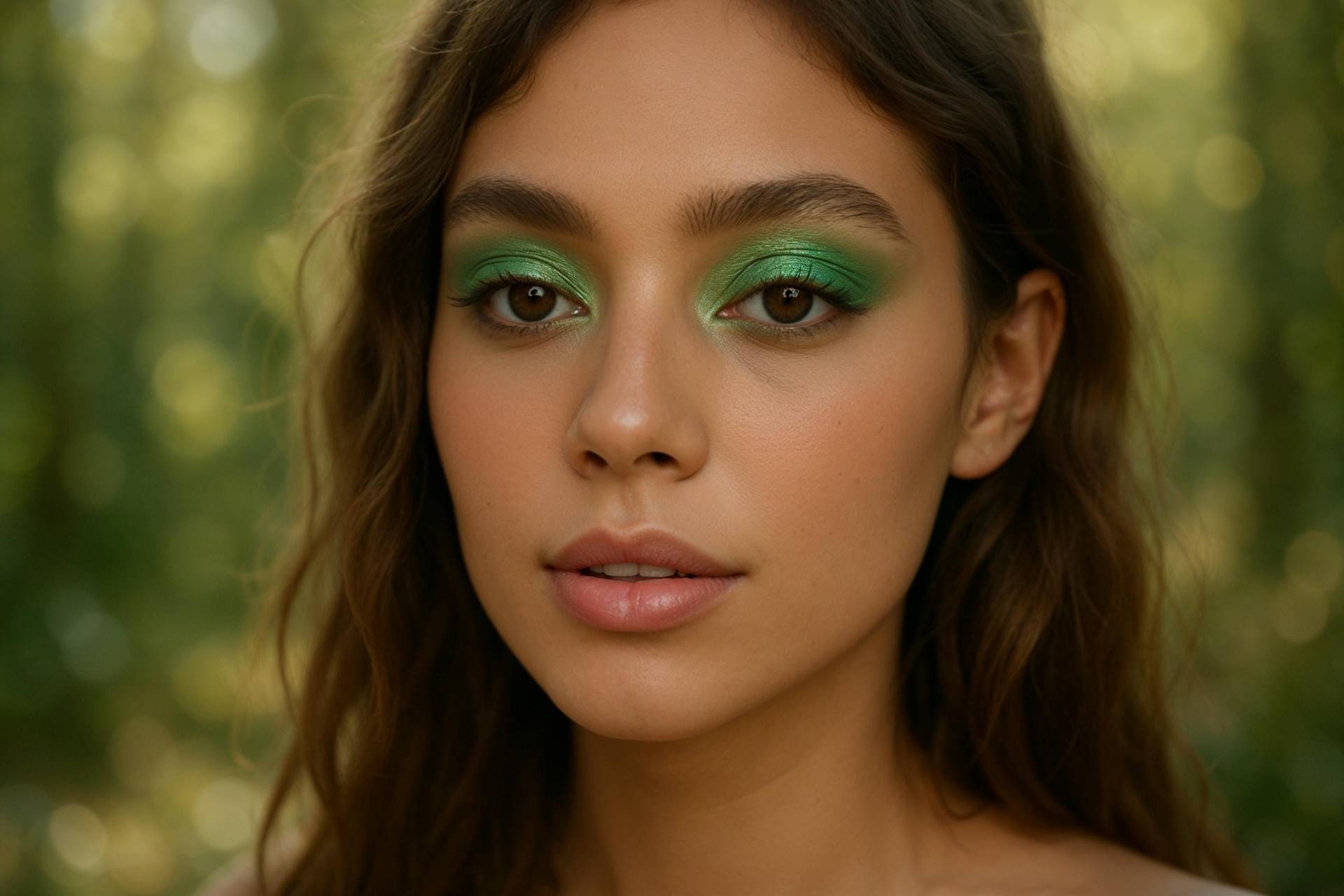 Smaragdgrüner Lidschatten - "August" Veganes Mineral Make Up von Etsy - Etherealle