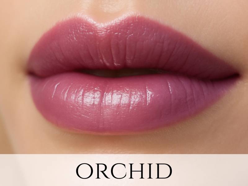 Vegan Lila Lippenstift Muster - "Orchidee" Pflaume Ganz Natürlich Mineral Make-Up." von Etsy - Etherealle