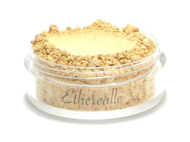 Vegan Mineral Powder Foundation Zarte Matte-Formel - Vanille | 7G Glas von Etsy - Etherealle